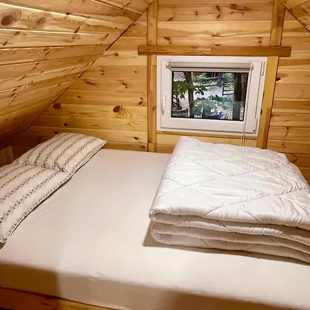 W Lesie Nad Jeziorem Zarnowieckim Semesterbostad Lubkowo